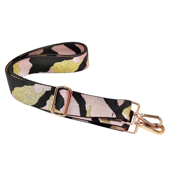 Pink & Gold Camouflage Adjustable Bag Strap - Picture 5 of 11